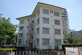 保存された53号棟（スターハウス）
