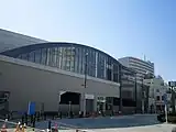 供用開始直前の北口駅前ロータリー（2019年3月）