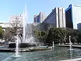 公園中央の大噴水（2009年3月撮影）