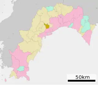 日高村位置図