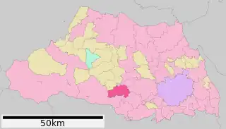 日高市位置図