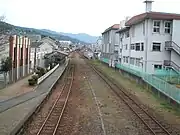 歩道橋から佐世保方面（2007年1月）