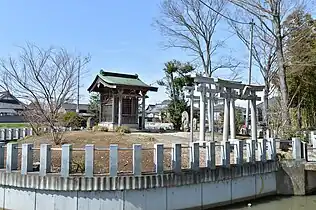 日枝神社に隣接する三日月神社