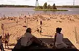 夏のヒエタニエミビーチ