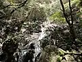 有川郷・丹那山の中腹にある一二三滝