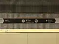 駅名標（2018年11月）