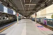 1・2番線ホーム（2023年5月）