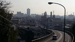 東真鍋町から真鍋方面を望む