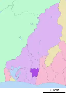 東区 (浜松市)位置図