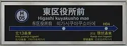 駅名標