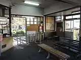 駅舎内(2018年11月)