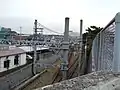 駅南側の陸橋から。