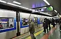 下り線ホーム（2018年2月26日撮影）