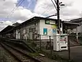 駅舎（エレベーター設置前、2007年4月）