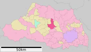 東松山市位置図