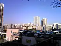 東戸塚の街の遠景