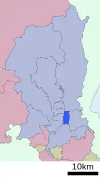 東山区位置図