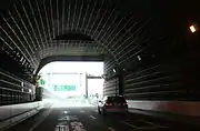 トンネル区間（東山トンネル）