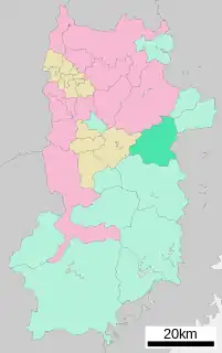 東吉野村位置図