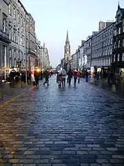 エディンバラの石畳