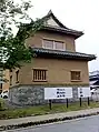 鬼門櫓（北東隅櫓。外壁仕上げ前。北東から）