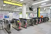 改札口(2023年1月)