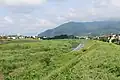 国道411号日川橋北詰下流付近より下流方向を見る