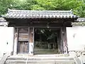 との四門（脇戸付高麗門）。天守東側の搦手口の第一の門。