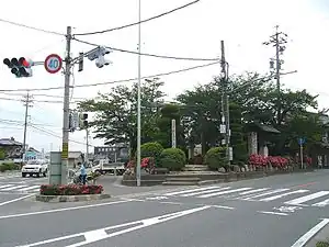 日永の追分の二の鳥居