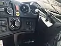 日野・プロフィア2RG-FW1AHG ProShift12 ギヤセレクターとシーケンシャルレバー