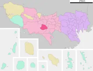 日野市位置図
