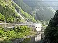 日野谷発電所。那賀川水系最大の水力発電所。