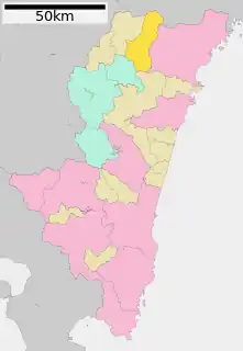 日之影町位置図