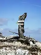 桧塚奥峰山頂