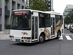 「メトロリンク日本橋」専用車（三菱ふそう・エアロミディME）