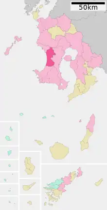 日置市位置図