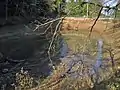平出の泉（水を抜いた状態）