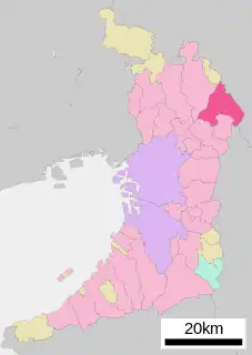枚方市位置図