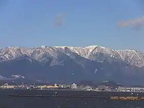 冬の比良山地