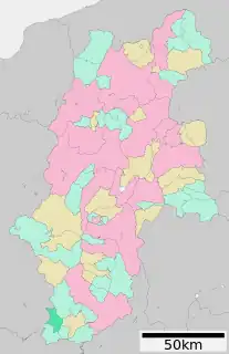 平谷村位置図