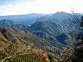 東の覗きから三ツ瀬明神山