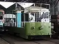 51号江波車庫にて撮影（許可を得て撮影）2005年1月