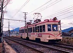 ナニワ工機製の2503-2504(広電廿日市 - 平良 1986年1月)