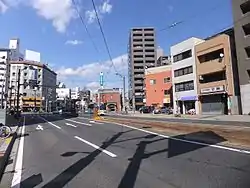 白島電停周辺