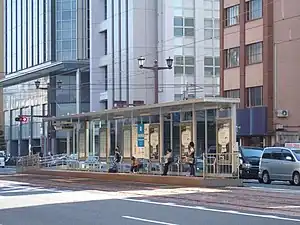 広島電鉄市役所前電停