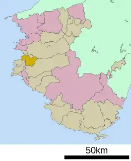広川町 (和歌山県)位置図