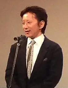 2013年12月、第17回文化庁メディア芸術祭のマンガ部門大賞授賞式にて