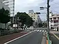 同左、広尾商店街を見る（2017年9月24日撮影）