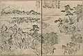 図h3.『東海道名所図会』巻三、池鯉鮒駅。図c.及び40.池鯉鮒と対照。