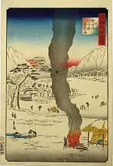 59.信州諏訪湖八ツ目鰻赤魚を取（万延元年3月）